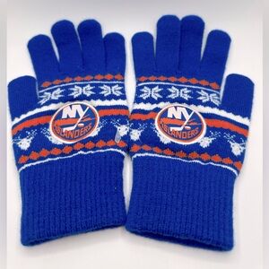 New York Islanders Blue Knit Gloves